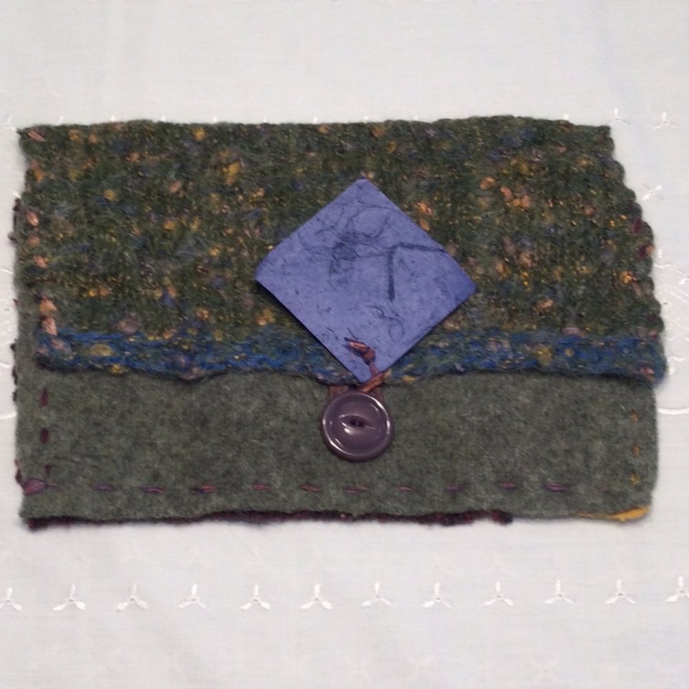 Handmade Wool Lingerie Bag - Picture 2 of 4